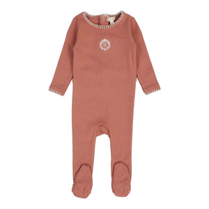 Emblem footie - pink