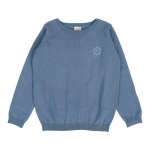 Boys crewneck sweater long sleeve - Bright blue