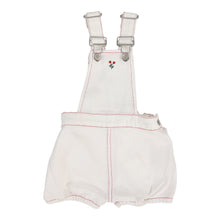 Load image into Gallery viewer, Cherry flower overalls - White
