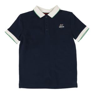 Boys polo short sleeve - navy