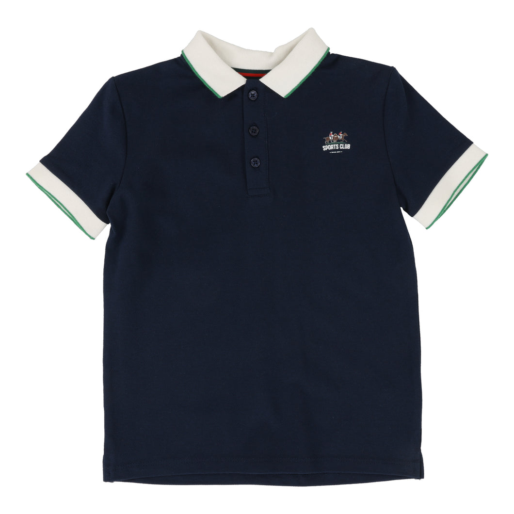 Boys polo short sleeve - navy