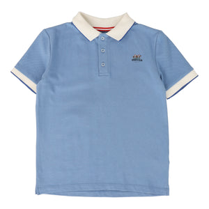 Boys polo short sleeve - light blue