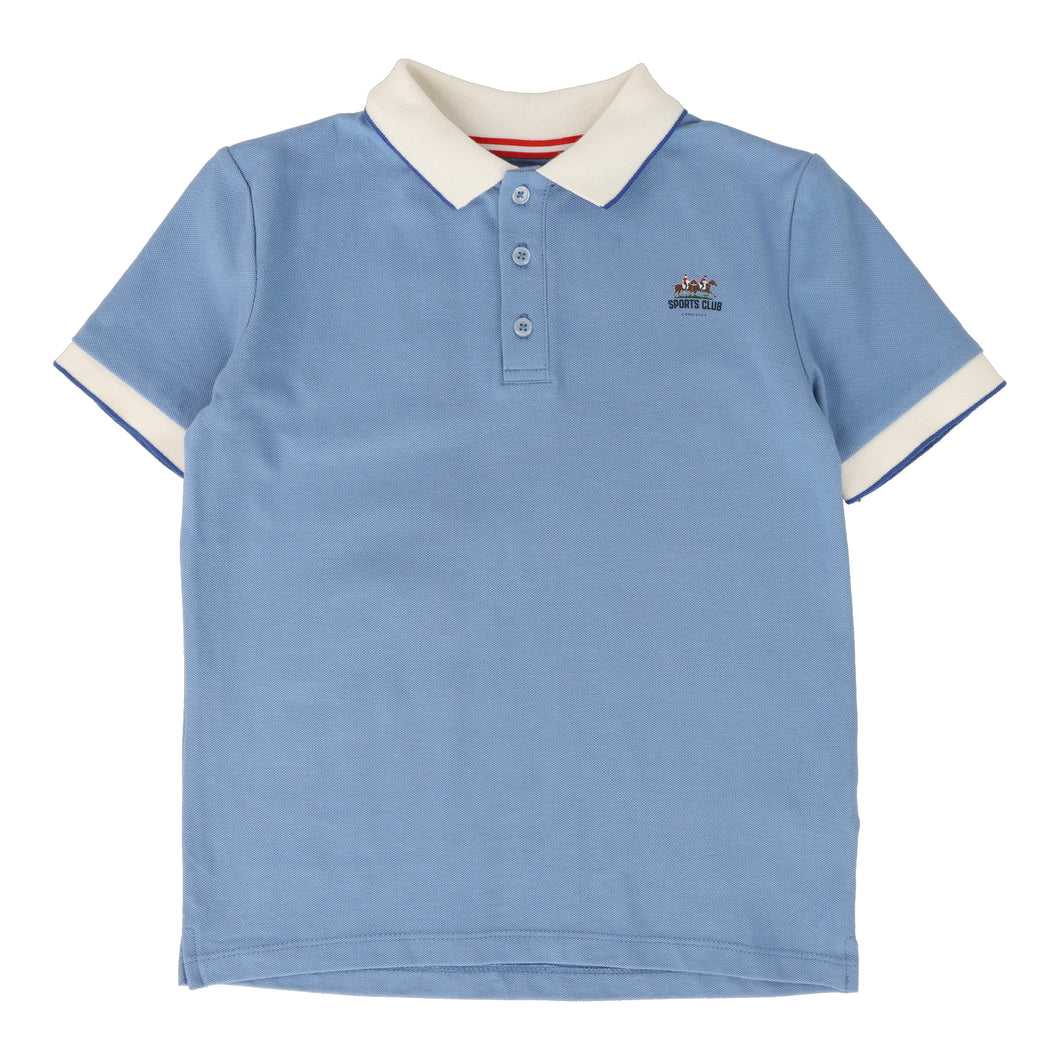 Boys polo short sleeve - light blue