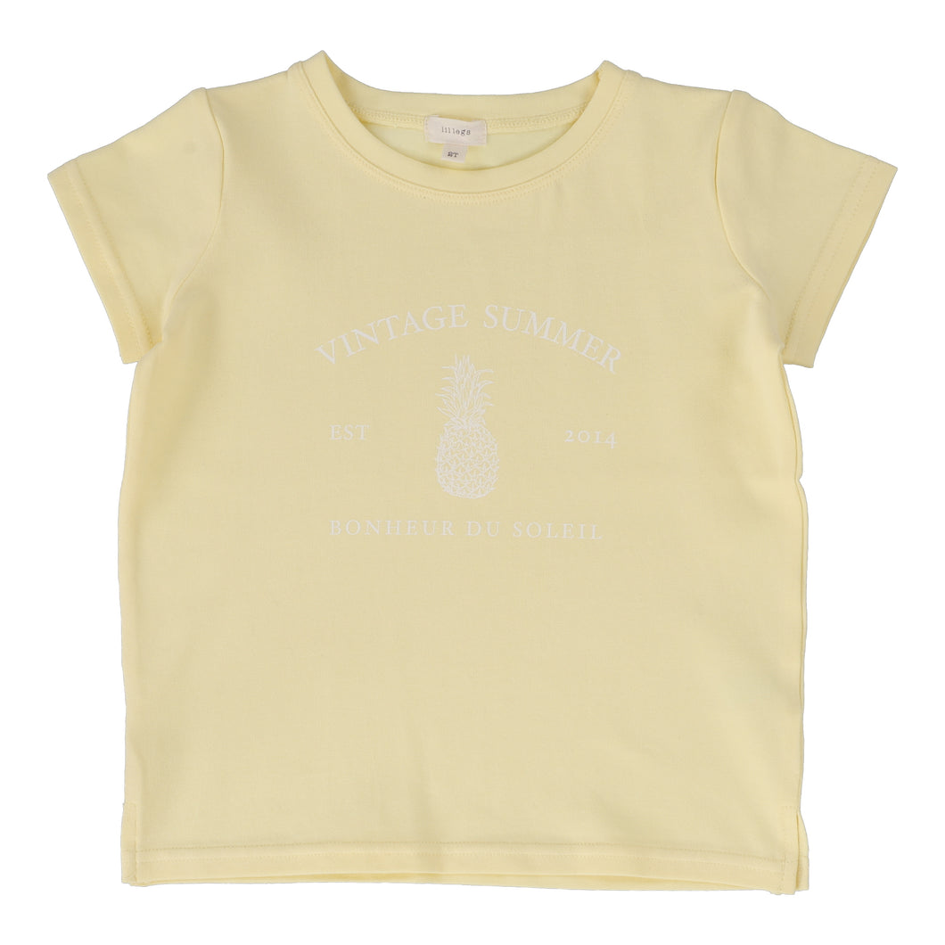 Boys print tee short sleeve - Yellow