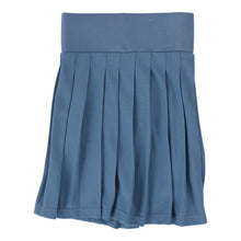 Load image into Gallery viewer, Girls polo long sleeve and pleated skirt set - Light blue
