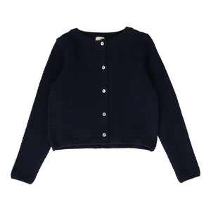 Knit classic cardigan - Navy