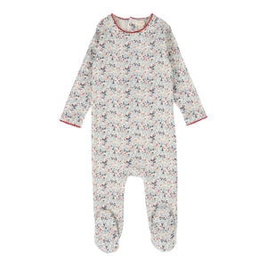 Grandpa footie - floral