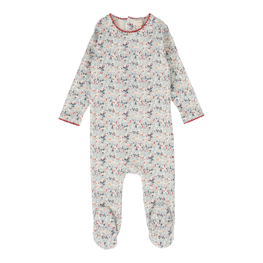 Grandpa footie - floral
