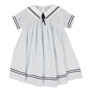 Sailor dress short sleeve - Light blue