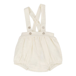 Suspender bubble bloomer - cream