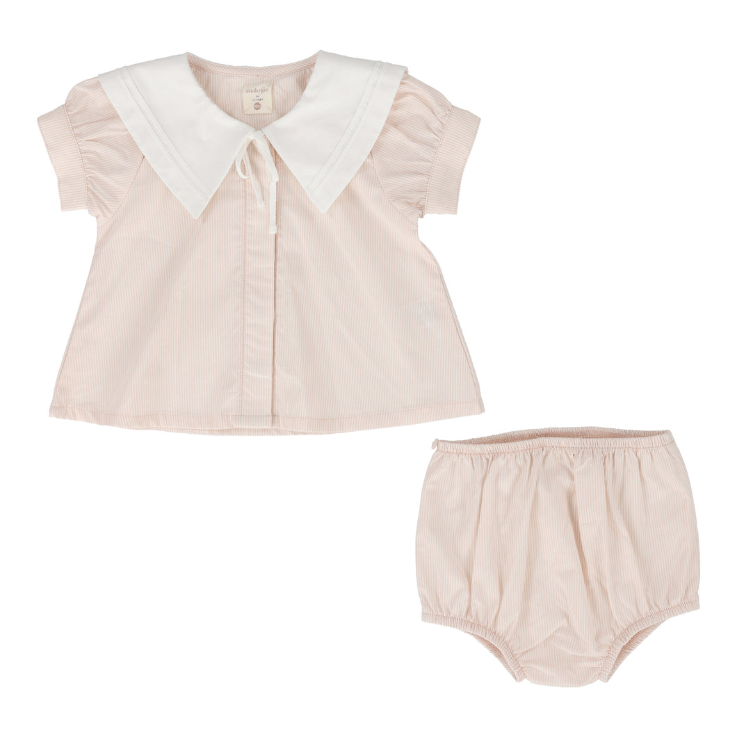 Sailor girls set - Pink