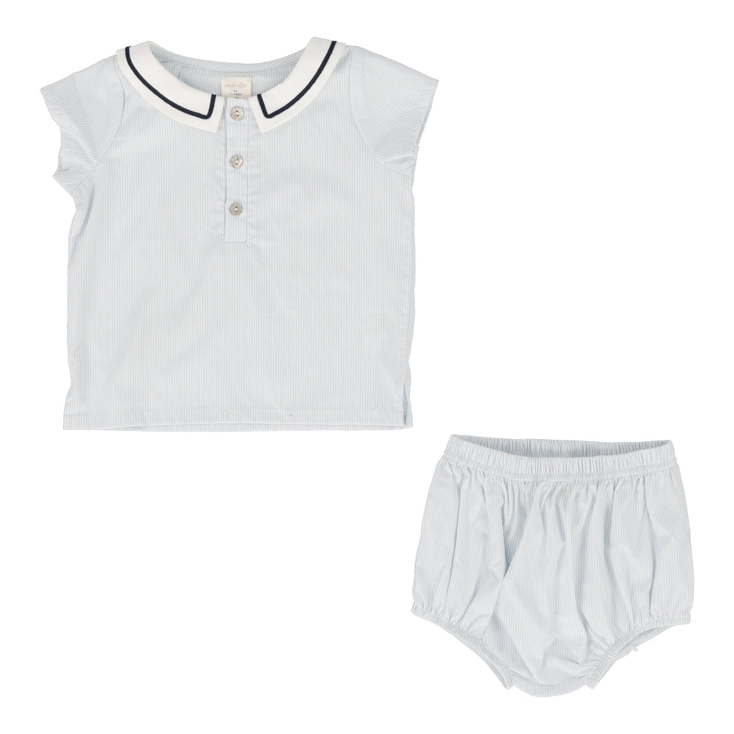 Sailor boys set - Light blue