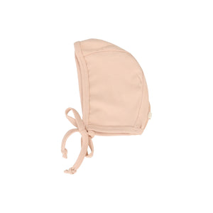 Knit wrap sleeveless footie set with bonnet - soft pink