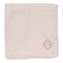 Load image into Gallery viewer, Striped pointelle layette set - peachy pink
