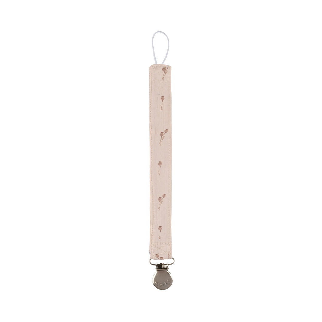 Bluebell lavender jersey cotton paci clip