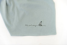 Load image into Gallery viewer, Let's Go -Blue Fog Layette set
