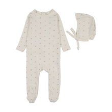 Load image into Gallery viewer, Bitsy floral footie set - Cream/oat
