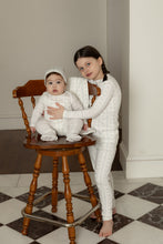 Load image into Gallery viewer, Linear nostalgia layette set - chalk white boys
