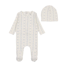 Load image into Gallery viewer, Linear nostalgia layette set - chalk white boys
