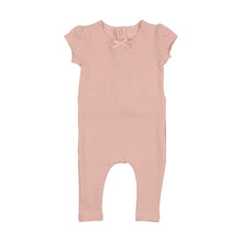 Load image into Gallery viewer, Little dot romper - rosette
