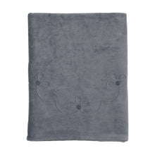 Load image into Gallery viewer, Lovely loops velour layette set - hydrangea blue
