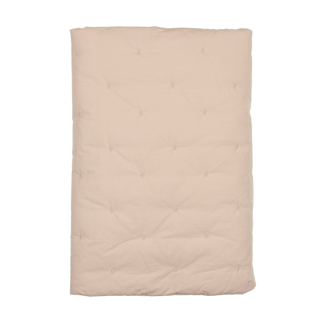 Embroidered blanket - pink