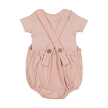 Load image into Gallery viewer, Romper and striped tee - rose
