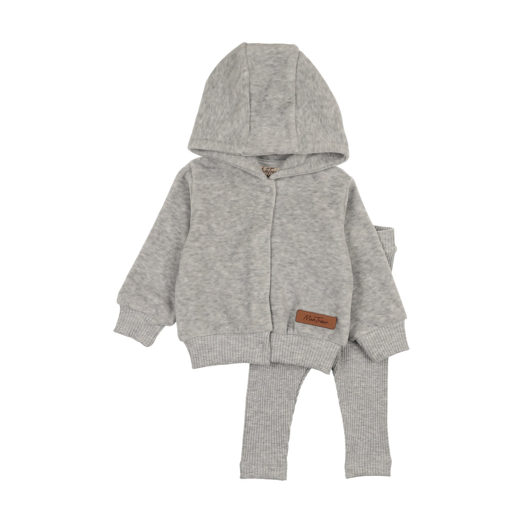 MT hoodie ensemble - Heather grey