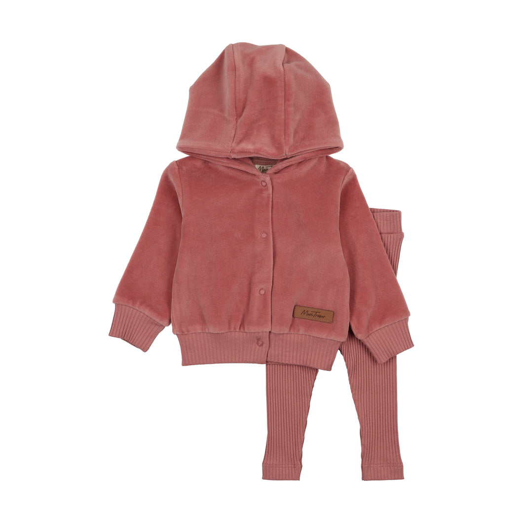 MT hoodie ensemble - Turkish rose