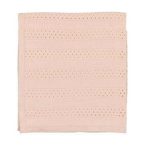 Madamoiselle and monsieur layette set - pearly pink