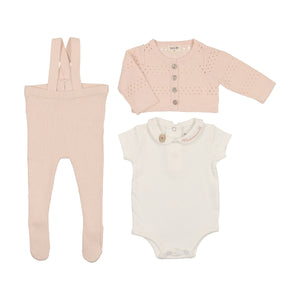 Madamoiselle and monsieur ensemble - pearly pink