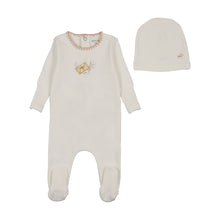 Load image into Gallery viewer, Mail and Flowers-Chalk White Girls Layette set
