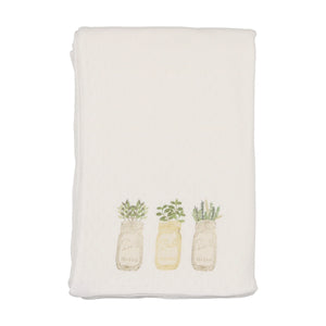Mason jars layette set - arctic white boys