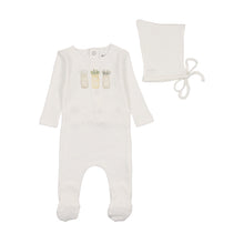 Load image into Gallery viewer, Mason jars layette set - arctic white boys
