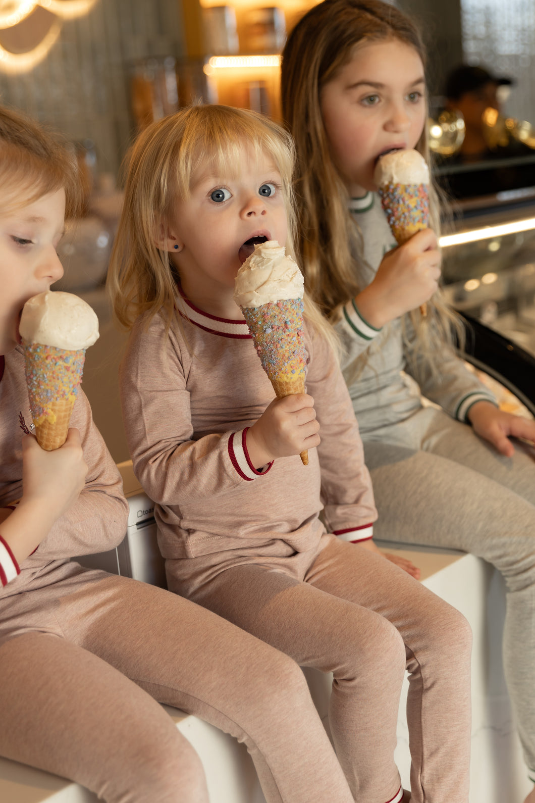 Modal varsity loungewear - flush