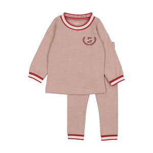 Modal varsity loungewear - flush