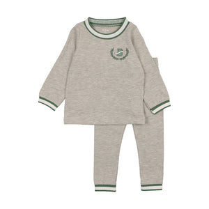 Modal varsity loungewear - thunder