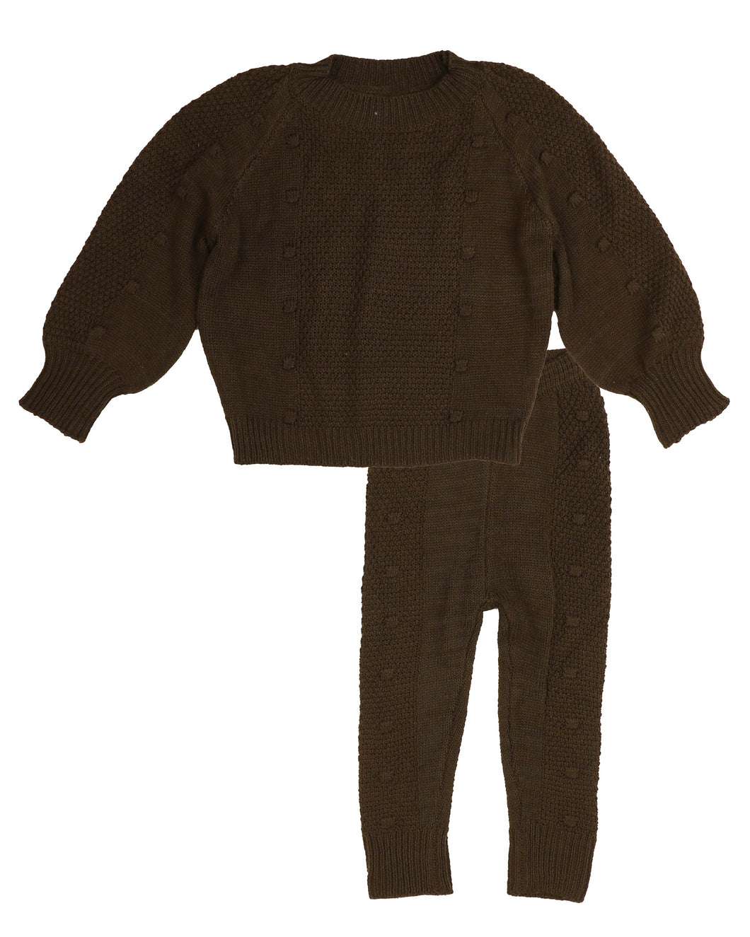 Ball texture baby set - Dark olive NBK204