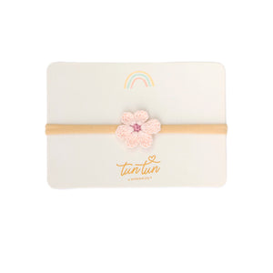 Flower headband - Baby pink and mauve