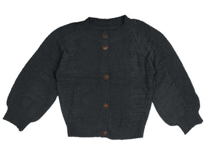 Ball texture cardigan - Blue NKN201