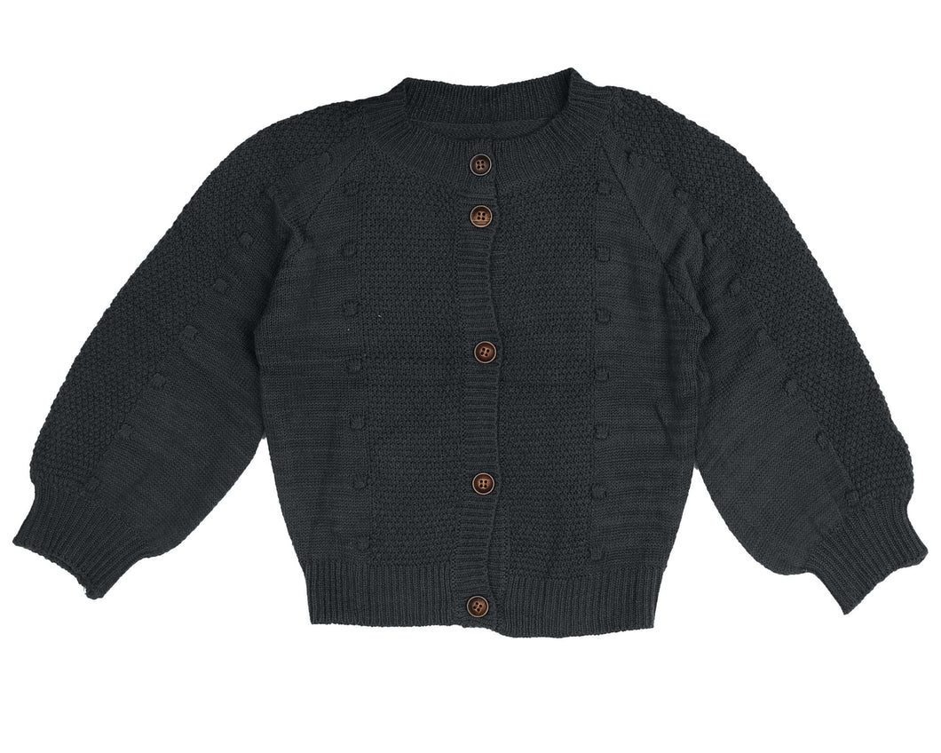Ball texture cardigan - Blue NKN201