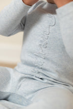 Load image into Gallery viewer, Once upon a baby footie and beanie - Blue wisp
