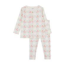 Load image into Gallery viewer, Orchard plaid loungewear - strawberry print
