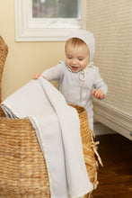 Load image into Gallery viewer, Organic ditsy wrap layette set - fortress
