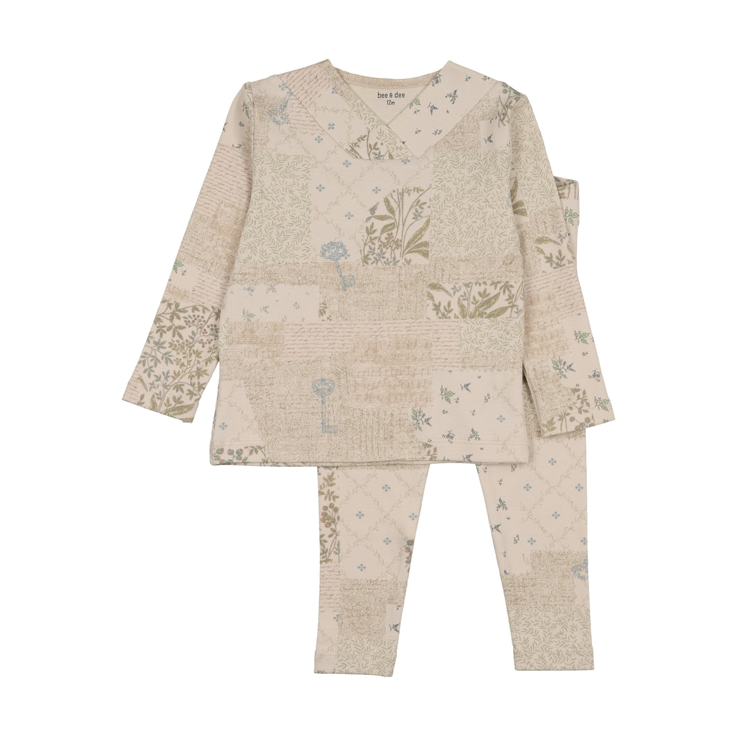 Organic paper print loungewear - boy print