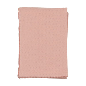 Perfect pointelle layette set - rose