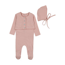 Load image into Gallery viewer, Perfect pointelle layette set - rose
