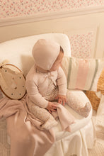 Load image into Gallery viewer, Petite fleurs footie and cardigan - Hushed pink
