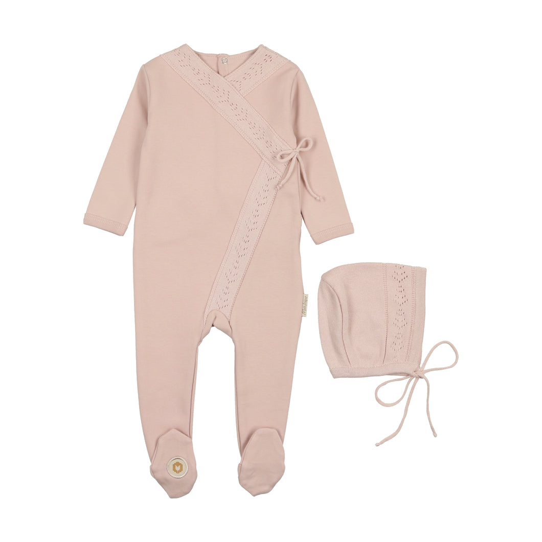 Pointelle twist gift set - Pink whip