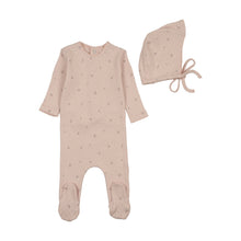 Load image into Gallery viewer, Pointelle Flowers-Cloud Pink Layette set
